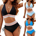 Women's Shoulder High Waist Split Bikini Swimwear | SAMAG