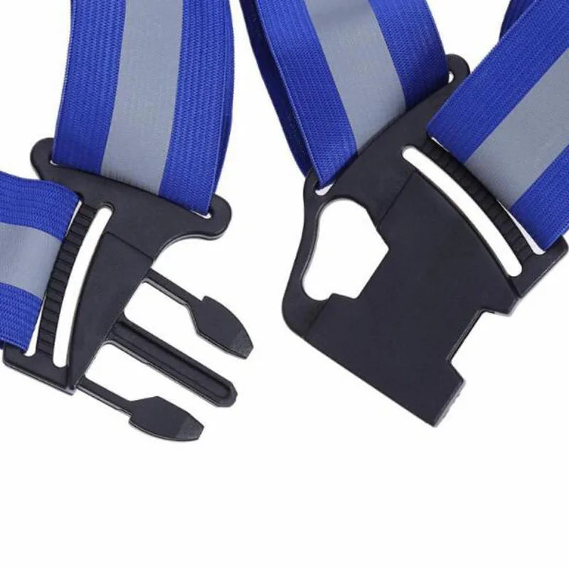 Unisex Night Running Suspender Reflective Suspenders For Men Women Colorful Adjustable Luminous Wide Braces Youth Sport Belt