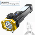 Led Flashlight with Safety Hammer Work Light Emergency - View 8 | SAMAG