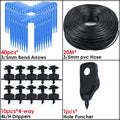 Garden Automatic Watering System Drip Irrigation 4-Way 3/5mm 2-Way Drip Arrow Transmitter Potted Plant 10/20set Greenhouse