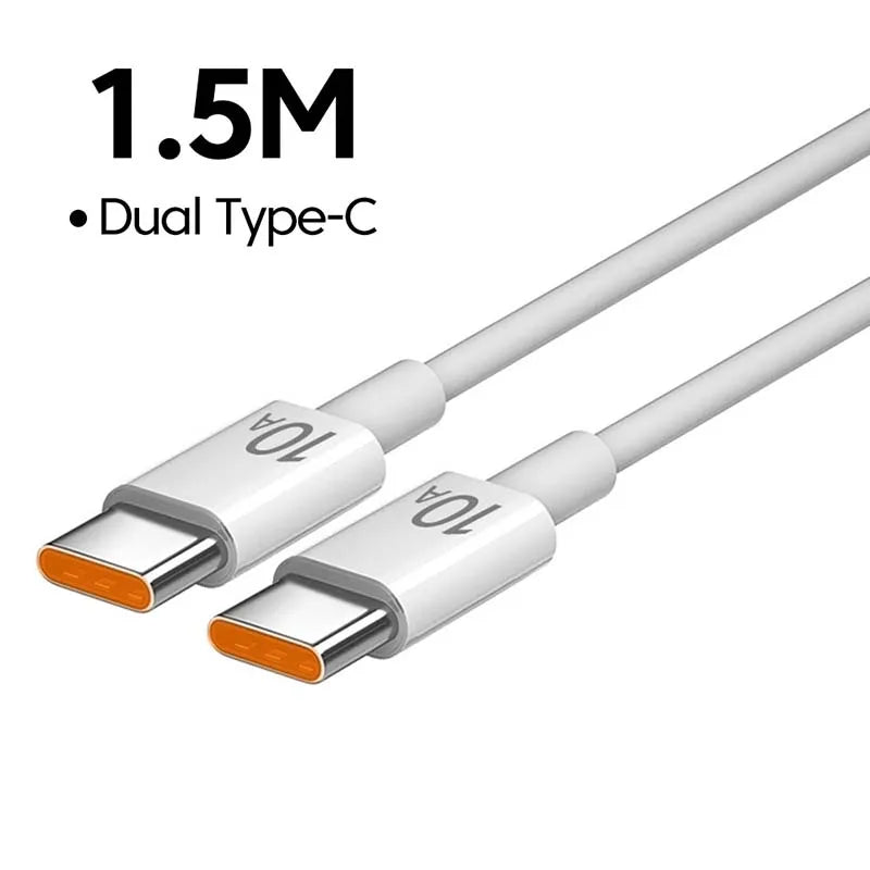 40W Fast Charger Type C Dual Port PD Fast Charging Charger Adapter For iPhone 15 14 Samsung S23 Xiaomi 10A USB C To USB C Cable