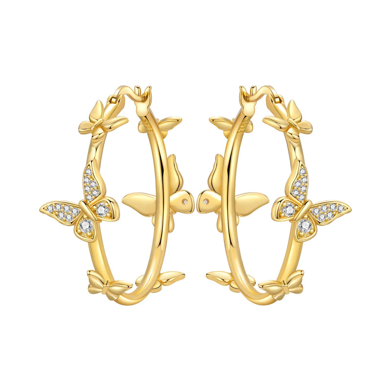 Orstarry S925 Sterling Silver 18k Gold Modern Square Earrings Hoop Earrings For Women Jewelry Original Trendy Anniversary Gifts