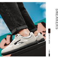 Men's Casual Sports Shoes with Low Heel Round Toe Soft Sole Multi-color Design Fashionable Large Size Walking Board Shoes