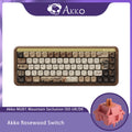 Akko MU01 ANSI/MU02 ISOMountain Seclusion Wooden Mechanical Keyboard Hot-swap BT 5.0 2.4G Wireless Type-C Wired Gaming Keyboard