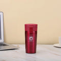 380ml Thermos Coffee Cup Tea Mug Double Layer Stainless Steel Vacuum Insulated Metal Thermos Outdoor Sports Water Bottle