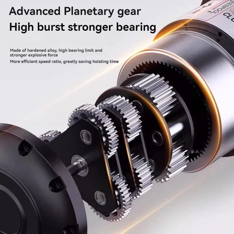 Electric Winch 12V Off-Road Vehicle Self Rescue Car Traction 220V Electric Hoist Onboard Crane Car Electric Winch Small Crane