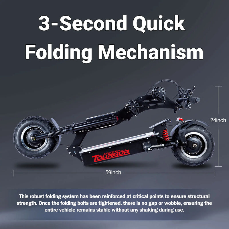 X14PRO NFC 14 Inch Electric Scooter 10000W Dual Motor 72V 40Ah Battery Long Range Suspension Folding Adult Scooter