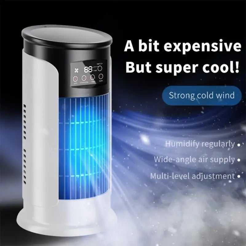 Portable Air Conditioner 6 Speed Evaporative Air Cooling Fan Blower