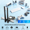 WiFi 6E AX210 PCI - E Adapter BT 5.3 5374Mbps Tri - band 2.4G/5G/6Ghz 802.11AX Wireless Network Wi - Fi 6 - Visuel 3 | SAMAG