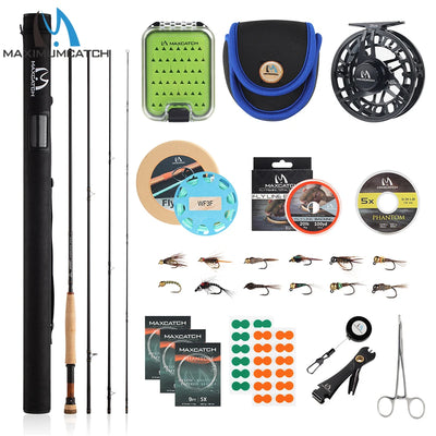 Maximumcatch Euro Nymph Fly Rod Reel Combo 10.5FT 3WT | SAMAG