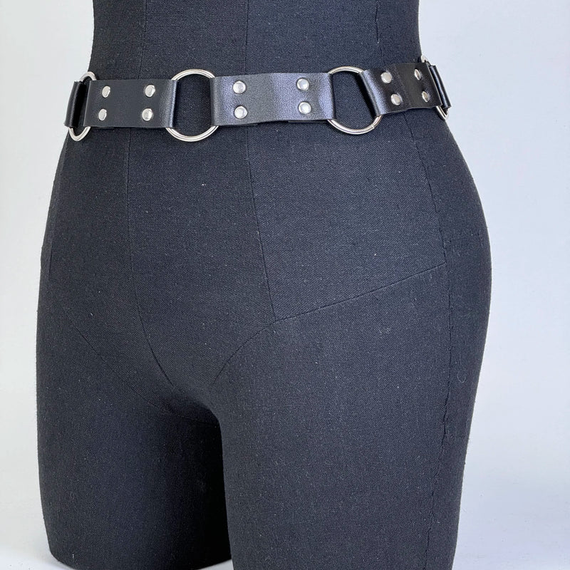 Pu Leather Harness Waist Belt Women Fashion Suspenders for Women Punk Decor Waist Belt Straps Gothic Clothing Accessories
