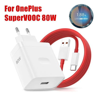 For OnePlus 80W SuperVOOC EU Fast Wall Charger For 10 | SAMAG
