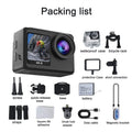 ANSVICAM 5K Action Camera 4K60FPS Dual Screen Waterproof 6-Axis EIS Vlog Camera with Magnetic Bicycle Motorcycles Sports Cameras