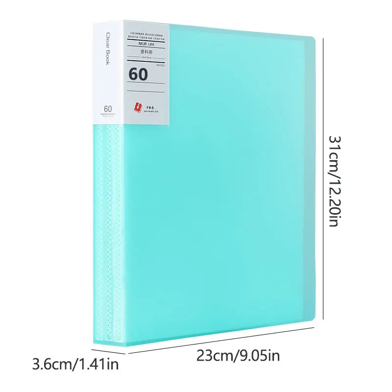 A4 Semi Transparent PP Brochure, Multiple Page Sizes To Choose From, Classified Insert Folder, Conference Document Organization,