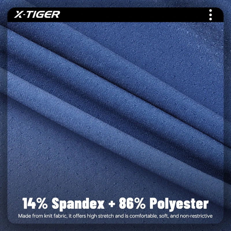 X-TIGER Summer Breathable Sports Men T-Shirt Tight Fit | SAMAG