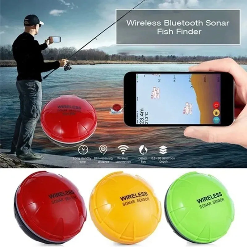 PUPOPAN 100M Smart Phone Fish Finder Sonar Bluetooth | SAMAG