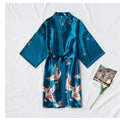 Sexy Nightwear Gown Set Women Pyjama V-Neck Pajamas Silky | SAMAG