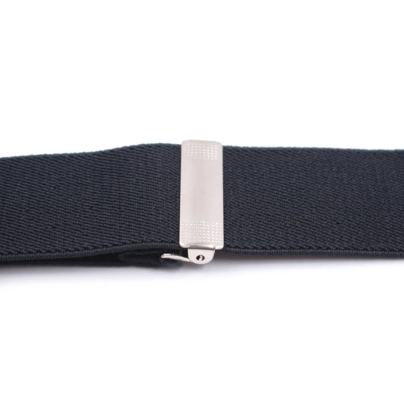 Fashion Suspenders for Men Women 3.5cm Y-Back 3 Clips Adjustable Elastic Shirt Trouser Braces Strap Belt Gifts for Dad Husband