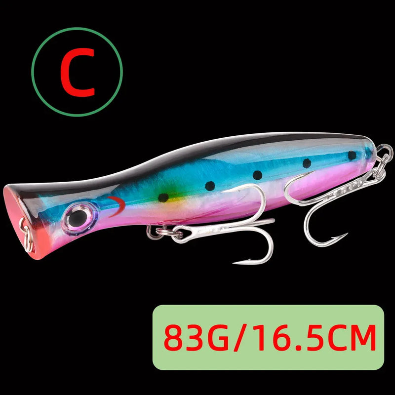 41g/83g Big Popper Floating Wobbler Fishing Lures | SAMAG