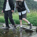 Waterproof Men's Rain Shoes Winter Warm Plush Men Rain Boots Outdoor Non-slip Couple Rain Shoes Fashion Men's Work Boots
