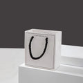 1pcs Kraft Gift Boxes Black White Paper Small Case Cardboard Rings Earrings Bracelet Necklace Jewelry - Visuel 8 | SAMAG