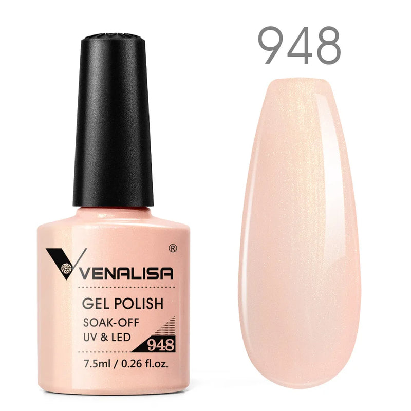 VENALISA Non Cleansing Topcoat Nail Art 7.5ml Soak off Base Coat Foundation No Wipe Top Coat Nail Gel Funny Bunny Gel Varnish