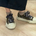 Men's 2026 New Summer Versatile Dissolving Sneakers, Thick Soles, Black, Unisex Canvas Sporty Casual Shoes