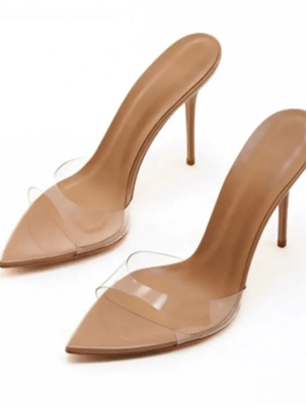 2026Summer New Pointed Thin High-heeled Women's Sandals, Sexy and Comfortable Party Fashionable High-heeled Slippers