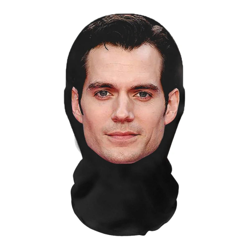 Realistic 3D Mask Full Face for Women Man Cosplay Accessories Mascaras Halloween Masquerade Mesh Headgear