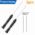 Clog Poke 3D Printer Accessories Φ1.6mm Cleaning Needle Tool for Any 1.75mm Nozzles, 3D Printer Nozzle Cleaning Removable Needle