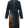 2026 Spring and Autumn New Men's Pajamas 3D Digital Printed Fierce Tiger Pattern Non-Fading Home Bathrobe Long Long Sleeve Pajam