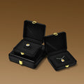 Orilv Leather Jewelry Box Set Box Light Luxury Ring Necklace Display Storage Boxs Jewelry Display Packaging Box Ladies' Gift Box