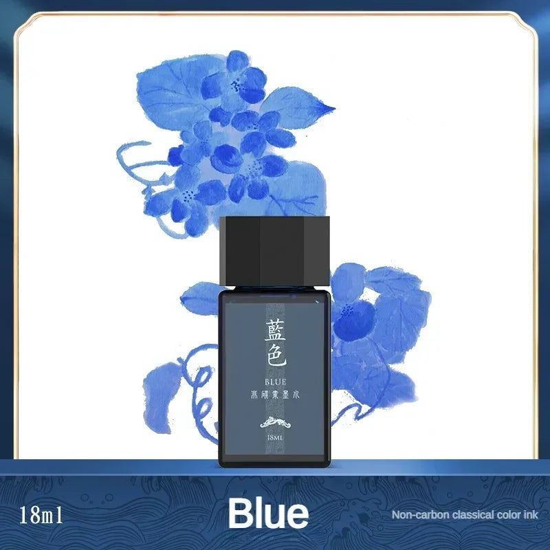 HONGDIAN 70/60/18ml Fountain Pen Ink High Quality Color Ink Glass Bottled Ink Refill Cartridge Stationery Office School Supplies