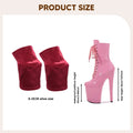 2Pcs Pole Dance Shoe Protectors Velvet Anti Scratch Stripper Shoe Protectors