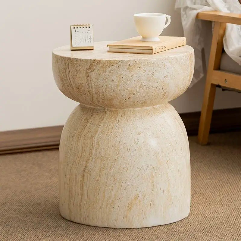 Simple Modern Sofa Side Table Coffee Table Creative Study Round Tables Balcony Art Corner Tables Home Bedroom Bedside Tables