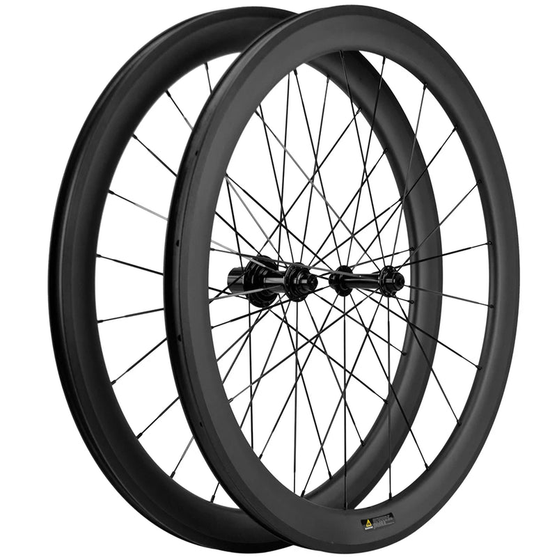 SUPERTEAM 50mm Clincher Tubeless Carbon Wheelset Road Bicycle Wheel 700C UCI Approved Carbon Rim