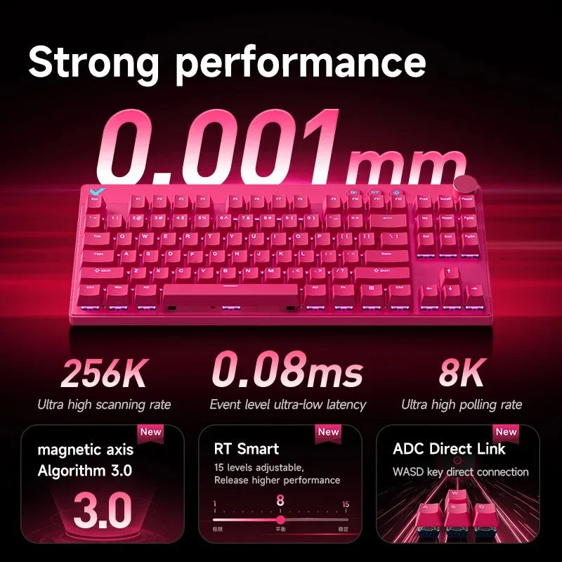 MCHOSE MIX87 Wired Gaming Keyboard Magnetic Swtich - Visuel 4 | SAMAG
