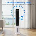 41 Inch Evaporative Air Cooler, 3-IN-1 Windowless Portable Air Conditioners, 3 Speed, 4 Modes, 120° Oscillation Tower Fan Swamp Cooler, 12H Timerr