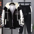 Men's Hooded Tracksuit Set Hoodie Jogger Pants 2 Piece Fashion Sports Wear Korean Popular Clothes Plus Size - View 9 | SAMAG