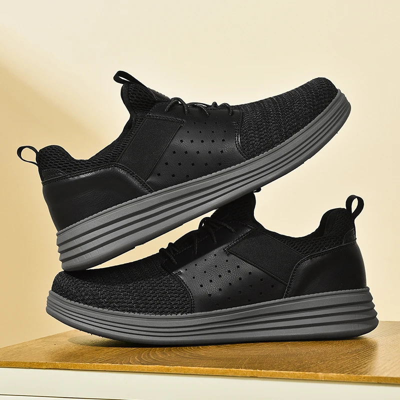 2026 New Men's Sneakers Fashion Casual Business Shoes Soft Sole Lightweight Comfortable Non Leather or Synthetic Upper