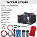 2KG Digital Display Metal Casting Furnace 1150°C High Temp Gold Silver Melting Vacuum Machine Jewelry - Visuel 4 | SAMAG