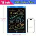 Tablettes électroniques 12 pouces, blocs d’écriture LCD, tableaux à dessin graphiques numériques pour enfants