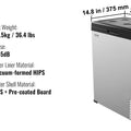 SucceBuy 8L to 75L Car Refrigerator Fridge Portable Icebox Single&Dual Zone w/Blue Tooth Temp Adjustable for Outdoor Camping RV