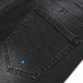 Men's Y2K Fashion Ripped Patchwork Hole Straight Black | SAMAG