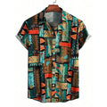Summer Flower Graffiti 3D Print Men's Street Fashion | SAMAG