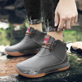 Men's casual rain boots four seasons new anti-slip waterproof outdoor wading fishing water shoes car wash snow kitchen rain shoe