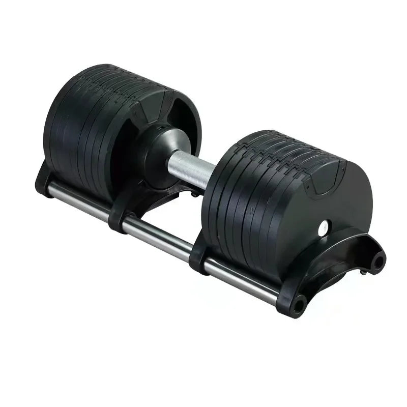 Adjustable 10kg-50kg Plastic Dumbbell Set with Silver | SAMAG