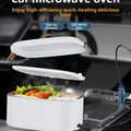 Durable Car Microwave Oven 1.8L 12V24V Water-Free Heating Multifunctional Vehicle Cooking Pot