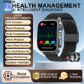 Health managed Non-Invasive Laser Physiotherapy Smart Watch Blood Pressure Uric Acid Call ECG+PPG 650nm Laser Smart Watch 2026