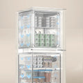 refrigerator retro single door double door small household kitchen refrigerated and frozen mini